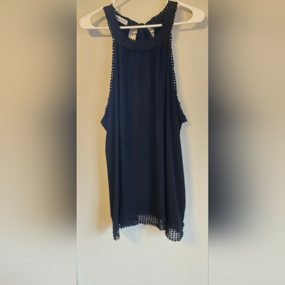 Elegant Black Sleeveless Top